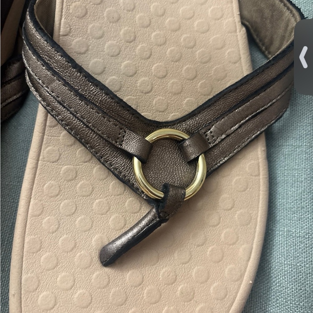 Metallic Brown Vionic Sandals - image 3
